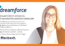 Dreamforce 2022, Rootstock, Blentech Corporation - Kelly Hamilton, Manufacturing ERP
